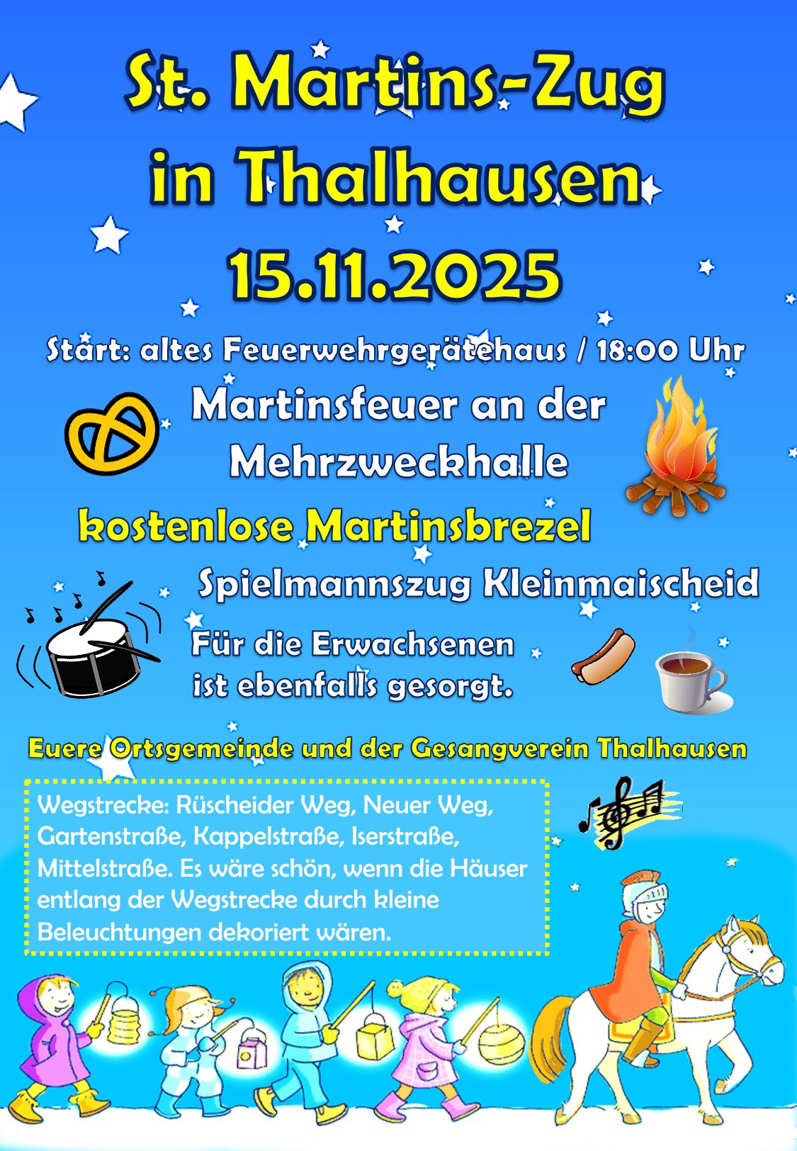 St. Martinszug Thalhausen 15.11.2025, 18:00